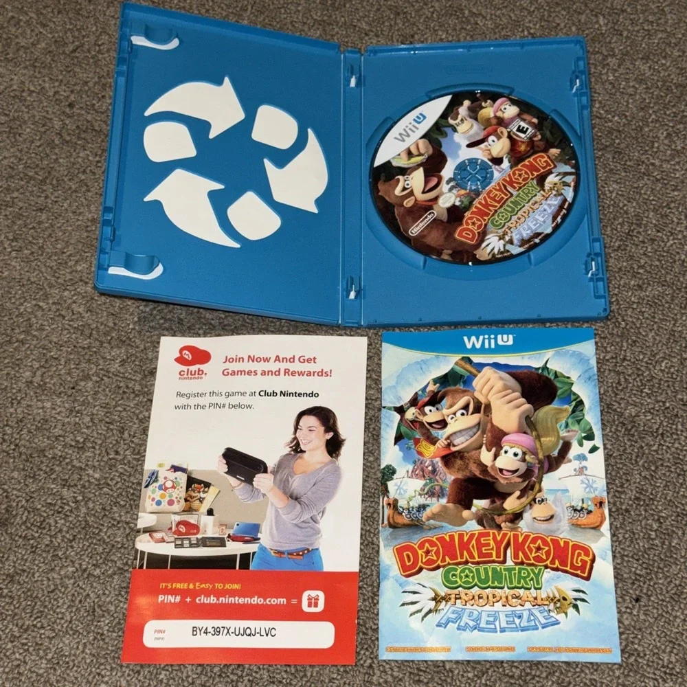 Nintendo Wii U Donkey Kong Country Tropical Freeze‎ CIB Tested